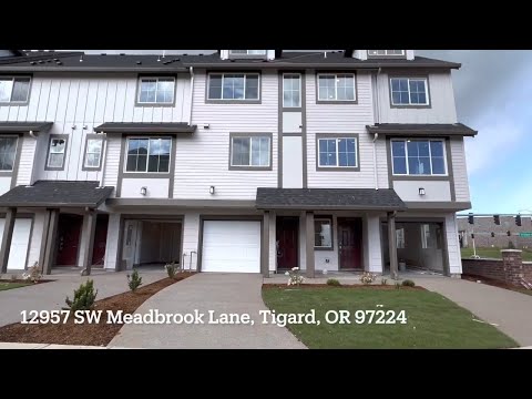 3 Bed 3.5 Bath TownHouse w/ Large Office/Den or additional Suite ~ River Terrace Subdivision! BISD Schools, Mountainside HS, Nike, Intel and More! property video