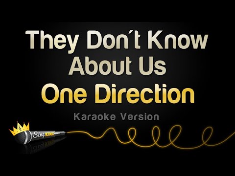 One Direction - They Don't Know About Us (Karaoke Version)