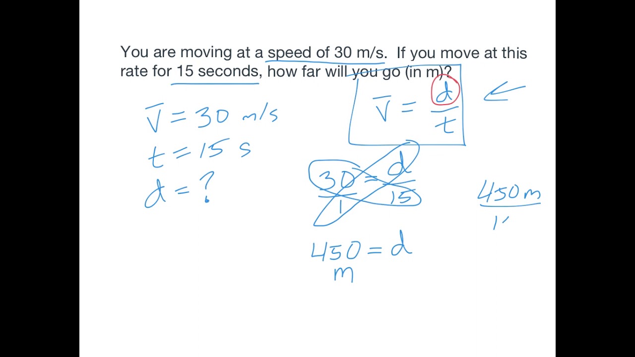 Calculations with Average Speed