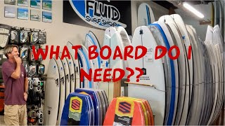 Ultimate 3 Surfboard Quiver for Surfing Florida's Gulf Coast! Fluid Surf Shop Fort Walton Beach.