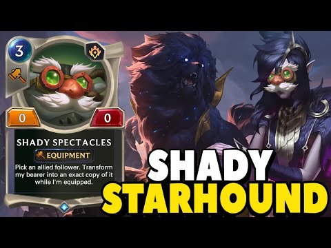 Shady Starhound - Morgana & Pantheon Deck - Legends of Runeterra