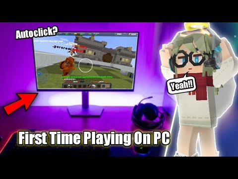 I'm Playing Blockman Go On PC For The First Time [Blockman Go Bedwars]