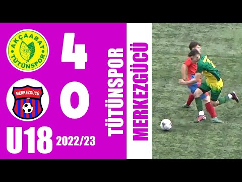 Akçaabat Tütünspor U18 [4-0] Merkezgücüspor U18 | Trabzon U18 - 2022/23
