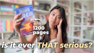 I read the most INTIMIDATING book on my TBR 📚 | The Way of Kings.. is it really worth 1200+ pages? 👀