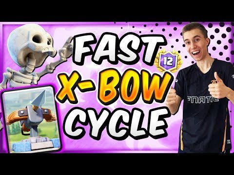 NO ONE EXPECTS THIS! OFF-META FAST XBOW CYCLE DECK! — Clash Royale