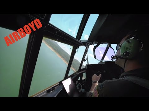 C-130 Low Level Flying Over Bulgaria