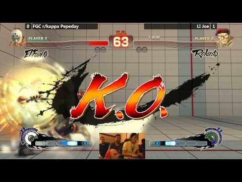 USF4 @ TFC Salty Suite - pepeday (El Fuerte) vs LI Joe (Rolento)