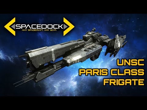 Halo: UNSC Paris Class Heavy Frigate - Spacedock