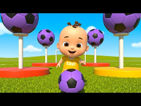 Soccer Song ⚽ Finger Family + MORE Kids Songs | Xavi & Anna Nursery Rhymes
