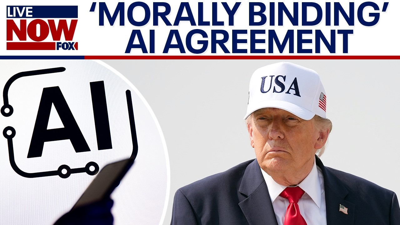 Trump, AI tech leaders sign agreement to 'self-police'