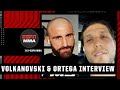 Alex Volkanovksi & Brian Ortega get heated as they talk TUF, UFC 266 title fight | SportsCenter