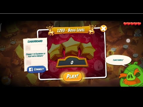 Boss Level - 1293 (Angry Birds 2)🌟🌟🌟