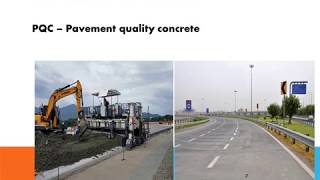 Pavement quality concrete - PQC