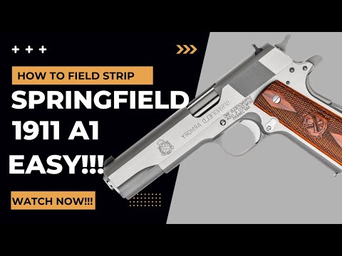 How to Disassemble and Reassemble Springfield 1911 A1 (Field Strip)
