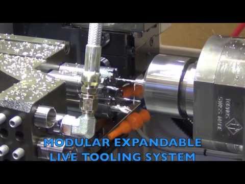 Tornos model ST-26 9-axis CNC Swiss screw machine