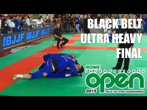 Rome Open - Black belt adult male - Ultra Heavy final