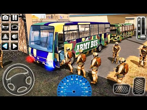 US Offroad Army Bus Vehicle Driving - Cargo Transport Military Simulator - Android GamePlay