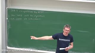 Lecture 22: SHA-3 Hash Function by Christof Paar