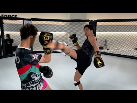 現役K-1チャンピオンとスパーリングしてみた