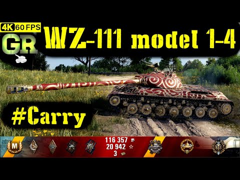 World of Tanks WZ-111 model 1-4 Replay - 6 Kills 6K DMG(Patch 1.4.0)