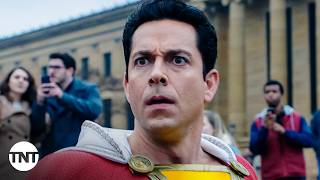 Shazam Catches A Falling Bus With His New Powers | Watch "Shazam!" (2019) On Tnt