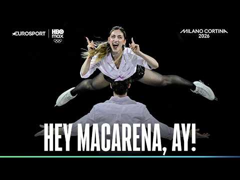 Conti/Macii danno spettacolo: Macarena e Y.M.C.A. e il pubblico balla con loro | #MilanoCortina2026