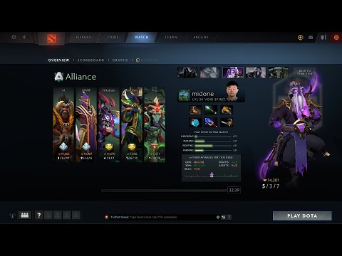 dota2mid midone void Spirit - OG vs Alliance