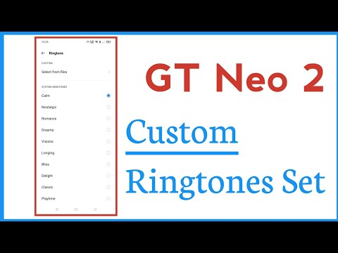 Realme GT Neo 2 How To Set Custom Ringtones