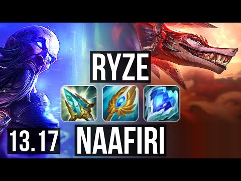 RYZE vs NAAFIRI (MID) | 10/3/15, 400+ games | NA Master | 13.17