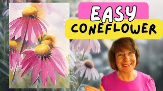Easy Watercolor Flowers for Overwhelmed Artists