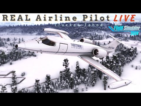 Truckee Cargo Run | Lear 35A Cargo | Real Airline Pilot | #flysimware  #msfs2024