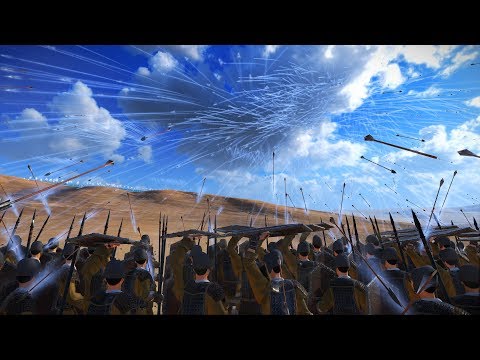 1000 HEAVY SHIELD SPEARMEN vs 8000 OXYN ARCHERS - Total War THREE KINGDOMS