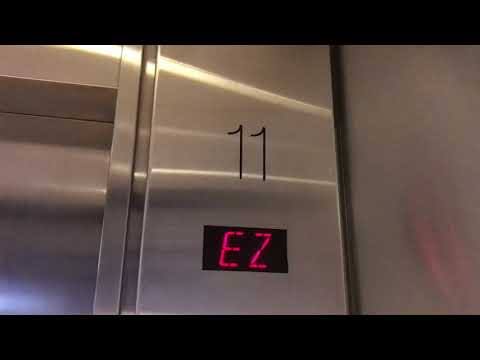 1972 Otis Lexan (Mod by ?) Traction High-Rise Elevator at TD Tower in Vancouver BC