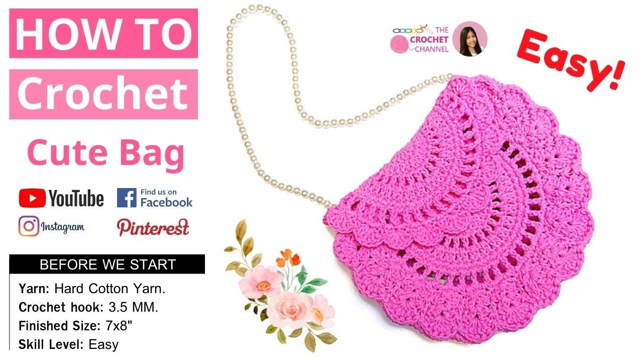 How To Crochet A Lovely Bag DIY Cute Crochet Bag Tutorial Pattern