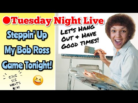 Tuesday Night Hangout! | Using New Stuffs n Thangs🎨🎤