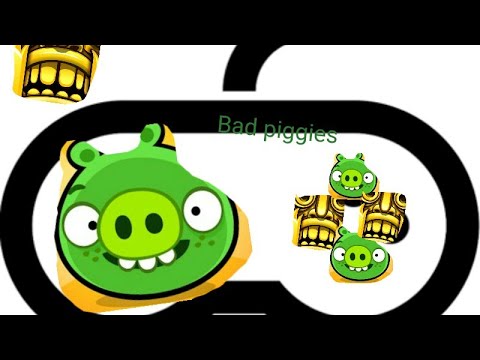 Giochiamo a bad piggies temple run