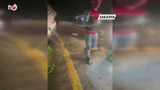 D 140’da Kaza Yapan Araçlar Hurdaya Döndü 1 Ölü, 2 Yaralı