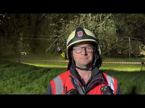 Interview Hubert Schreilechner Einsatzleiter Feuerwehr Hörbranz im Interview nach Hangrutsch