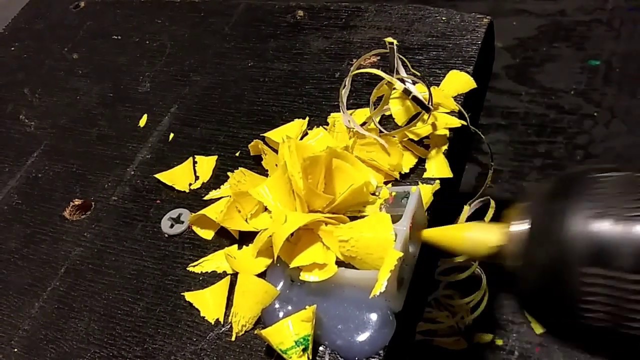 Pencil sharpener and drill. Because why not.