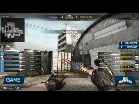 [UKCSGO] 04.12.2016 - FM eSports vs Endpoint @ UK Masters S2 Upper-Bracket Final Map 2