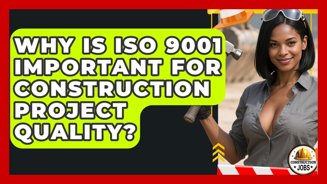 Why Is ISO 9001 Important For Construction Project Quality? - Construction Jobs