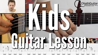 Kids | MGMT | Guitar Lesson &amp; Tabs