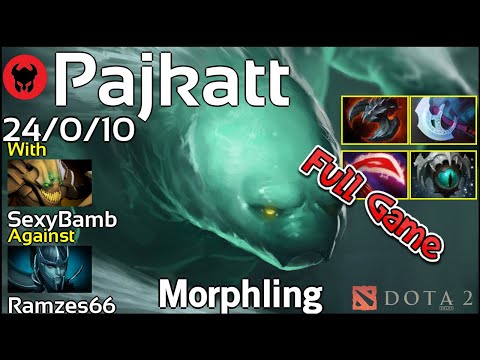 Pajkatt plays Morphling!!! Dota 2 Full Game 7.20