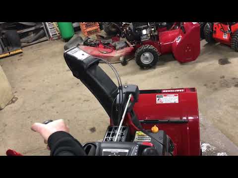 How to start a Craftsman snow thrower