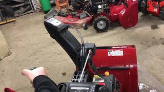 How to start a Craftsman snow thrower