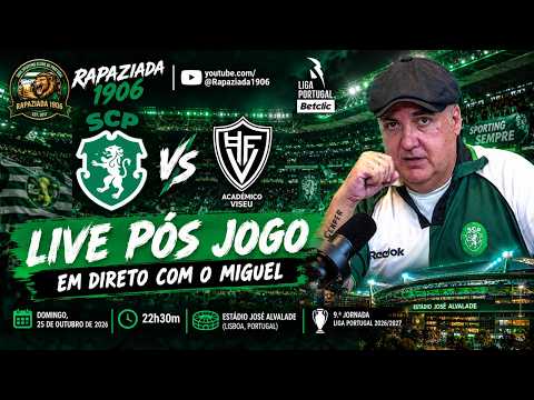SPORTING X viseu (live 25/10/2026 9ª jornada)