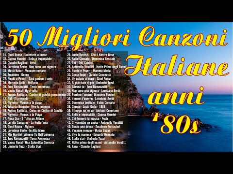 Le canzoni italiane anni 80 più belle e famose di sempre - Musica italiana anni 80 famose nel mondo