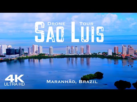São Luís 🇧🇷 Drone Aerial 4K | Maranhão São Luís Brazil Brasil