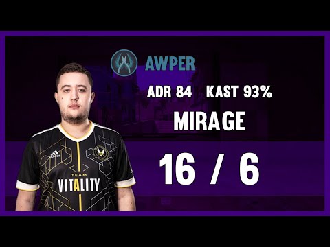POV ZywOo (16/6) vs BIG, Mirage, CT Side (CS:GO POV's #10)