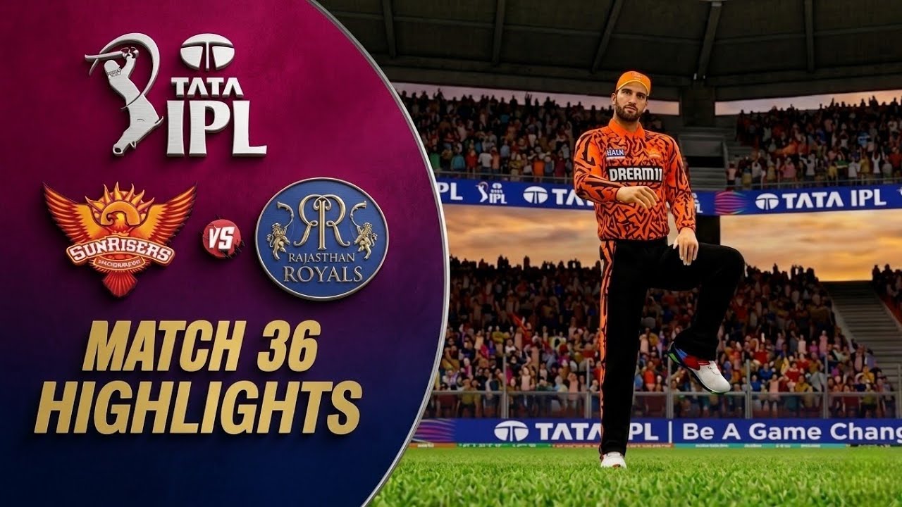 Sunrisers Hyderabad vs Rajasthan Royals Match 36 | IPL 2026 Highlights | Ultra HD Graphics 